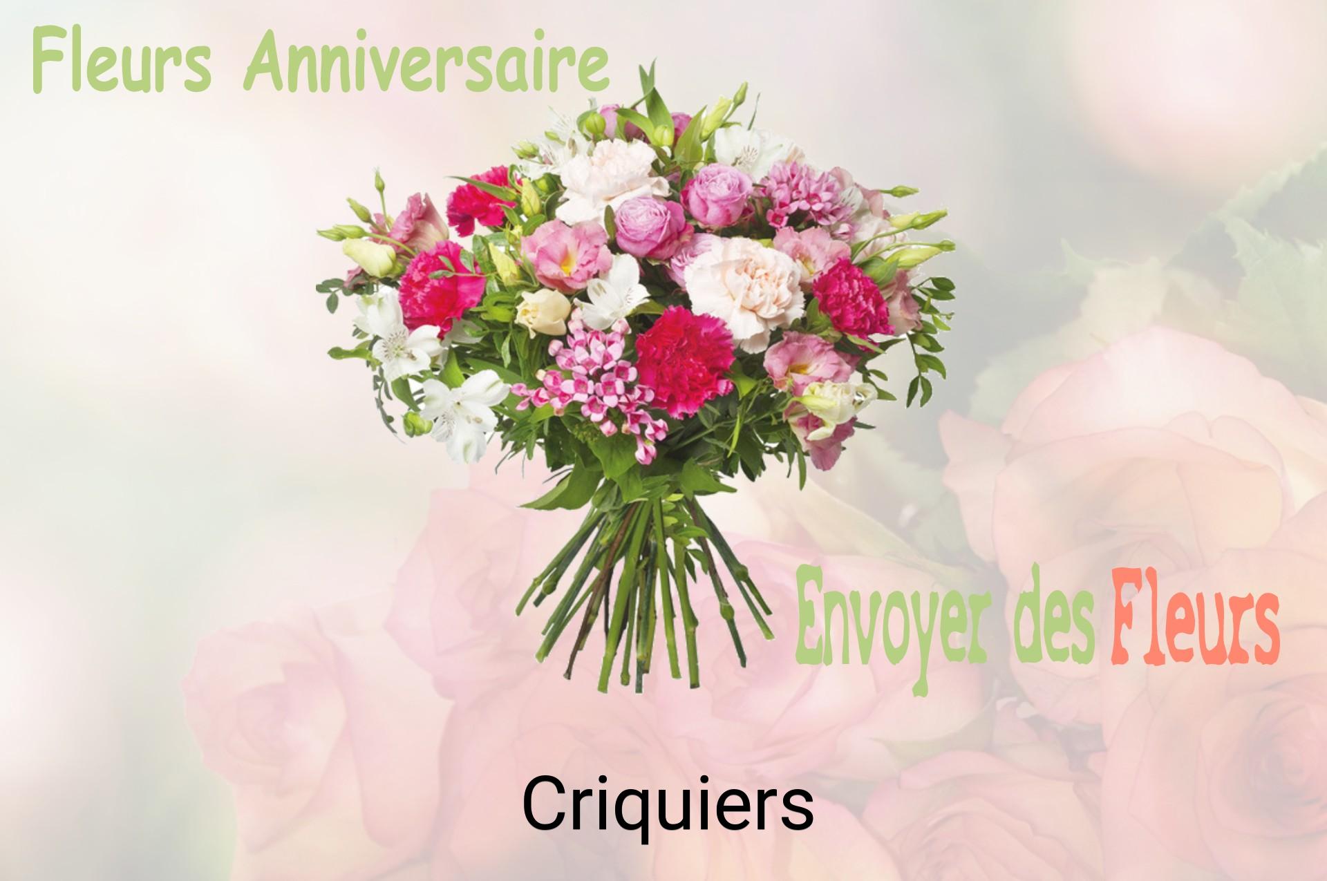 Bouquet de fleurs d’anniversaire livré à Criquiers